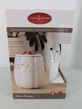 Candle Warmers Wax Burners Illumination Fragrance Vines Rustic White Pumpkin